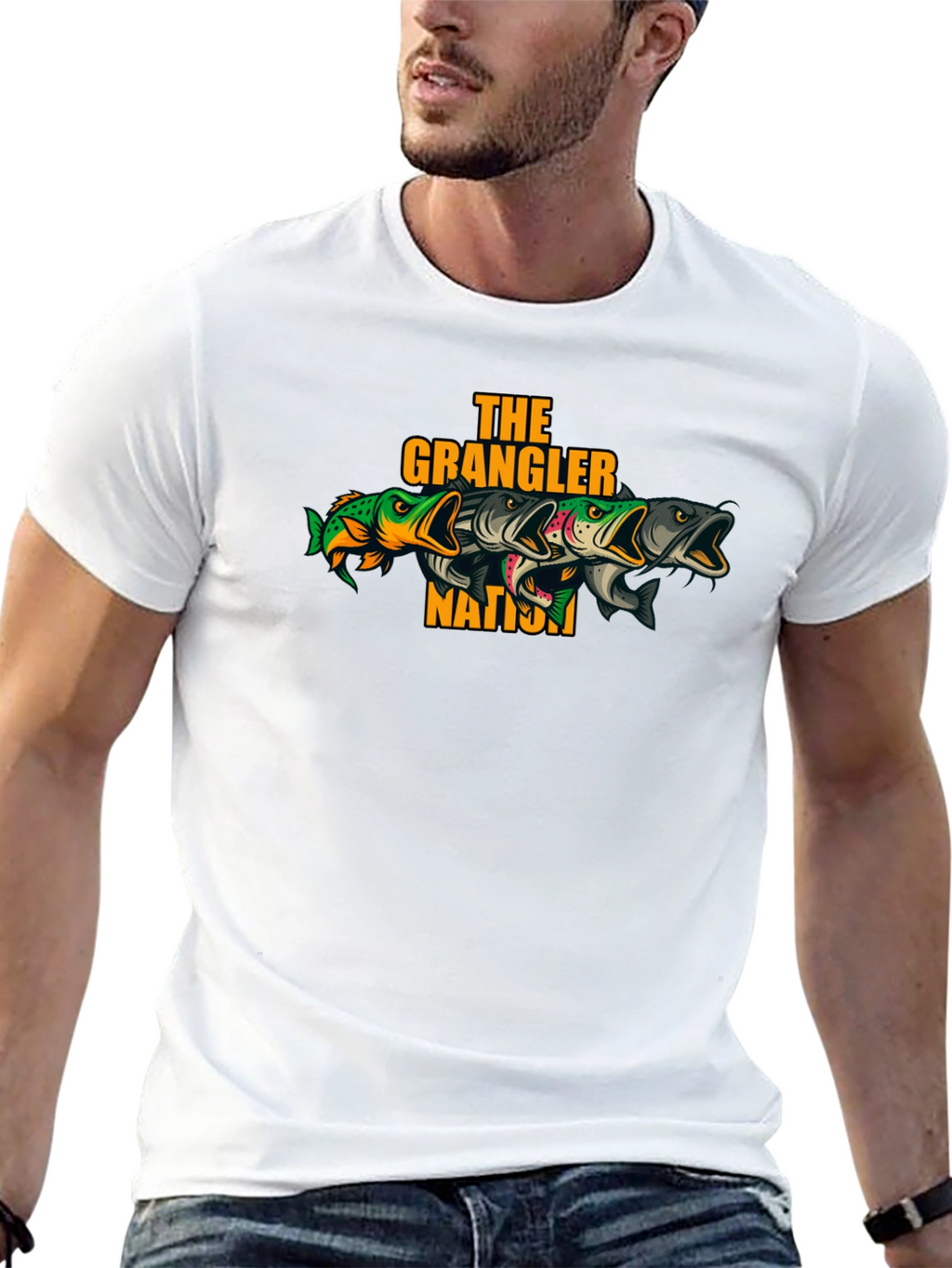 The Grangler Nation Fish T-Shirt