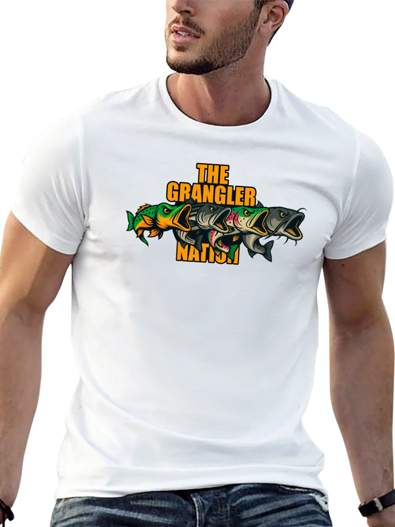 The Grangler Nation Fish T-Shirt