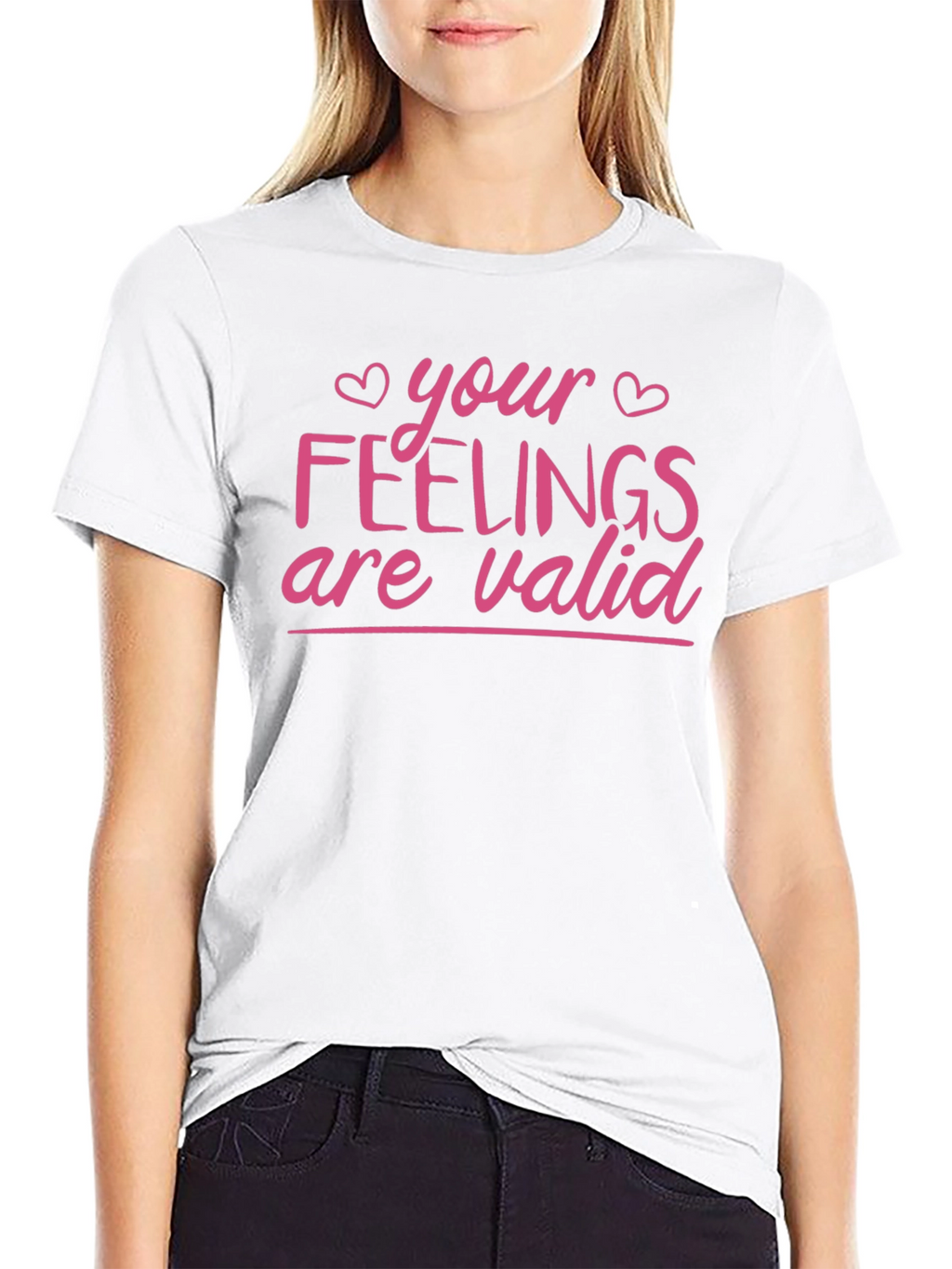 Your Feelings Are Valid T-Shirt - Black