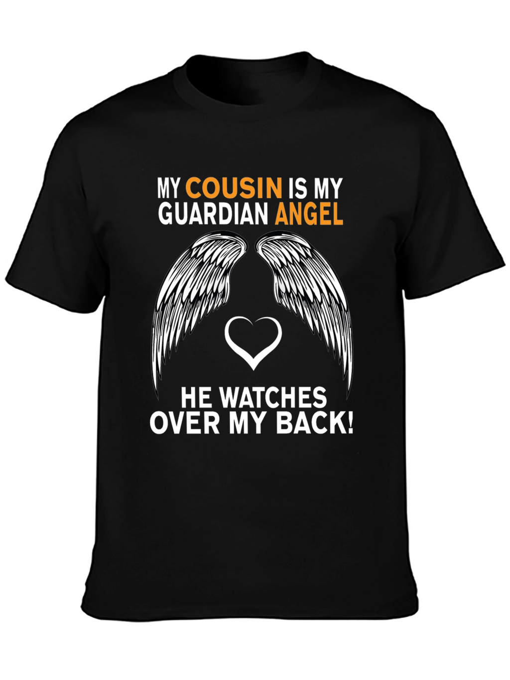 Cousin Guardian Angel Graphic Tee