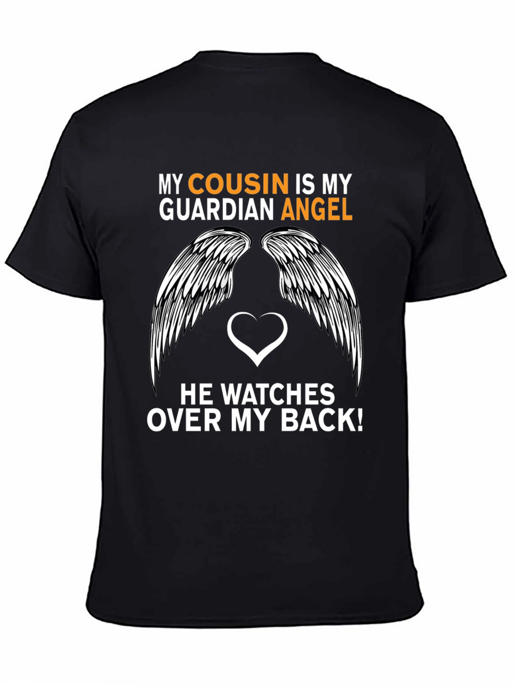 Cousin Guardian Angel Graphic Tee