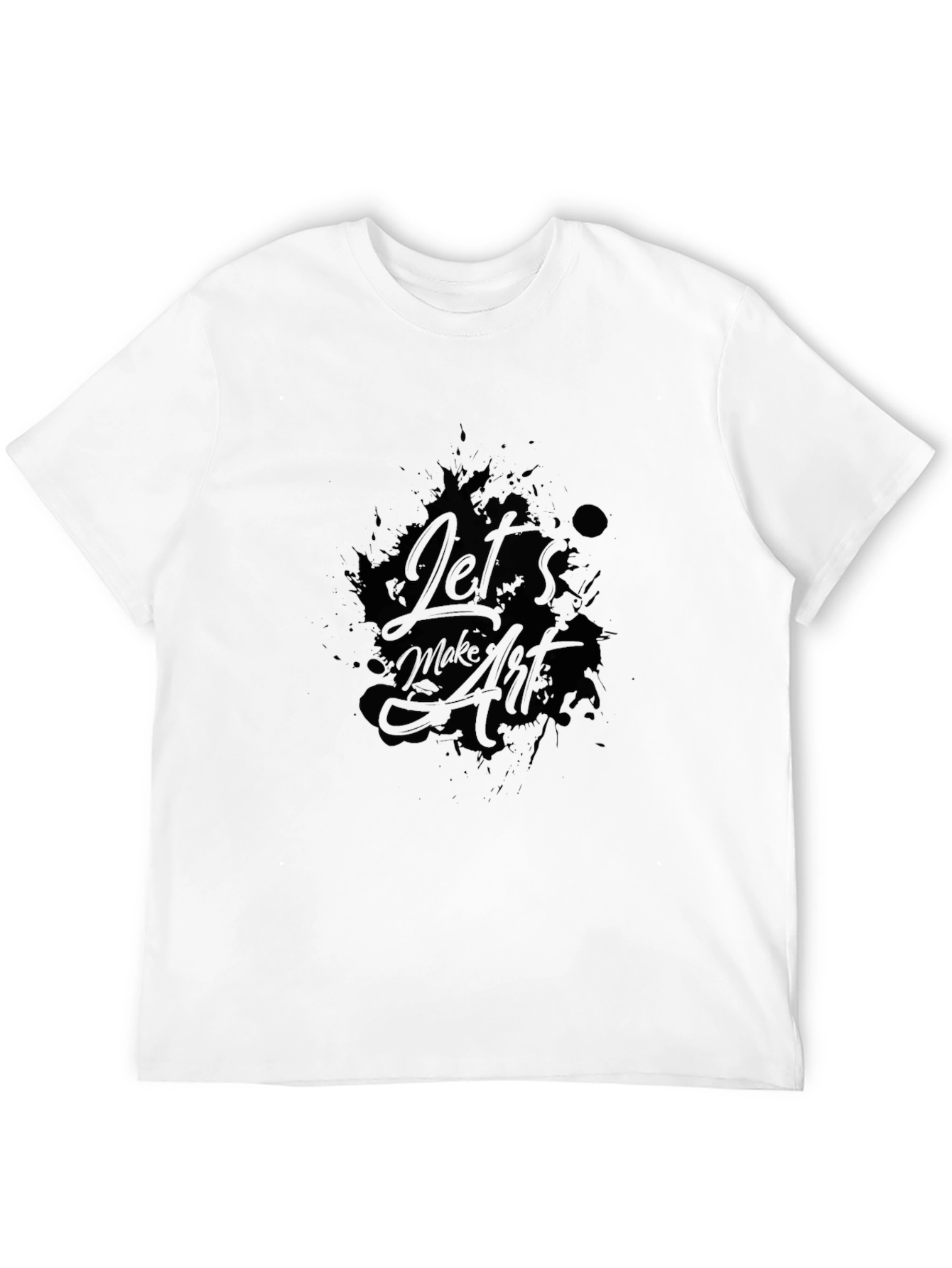 Lets Make Art T-Shirt - Black Graphic Tee