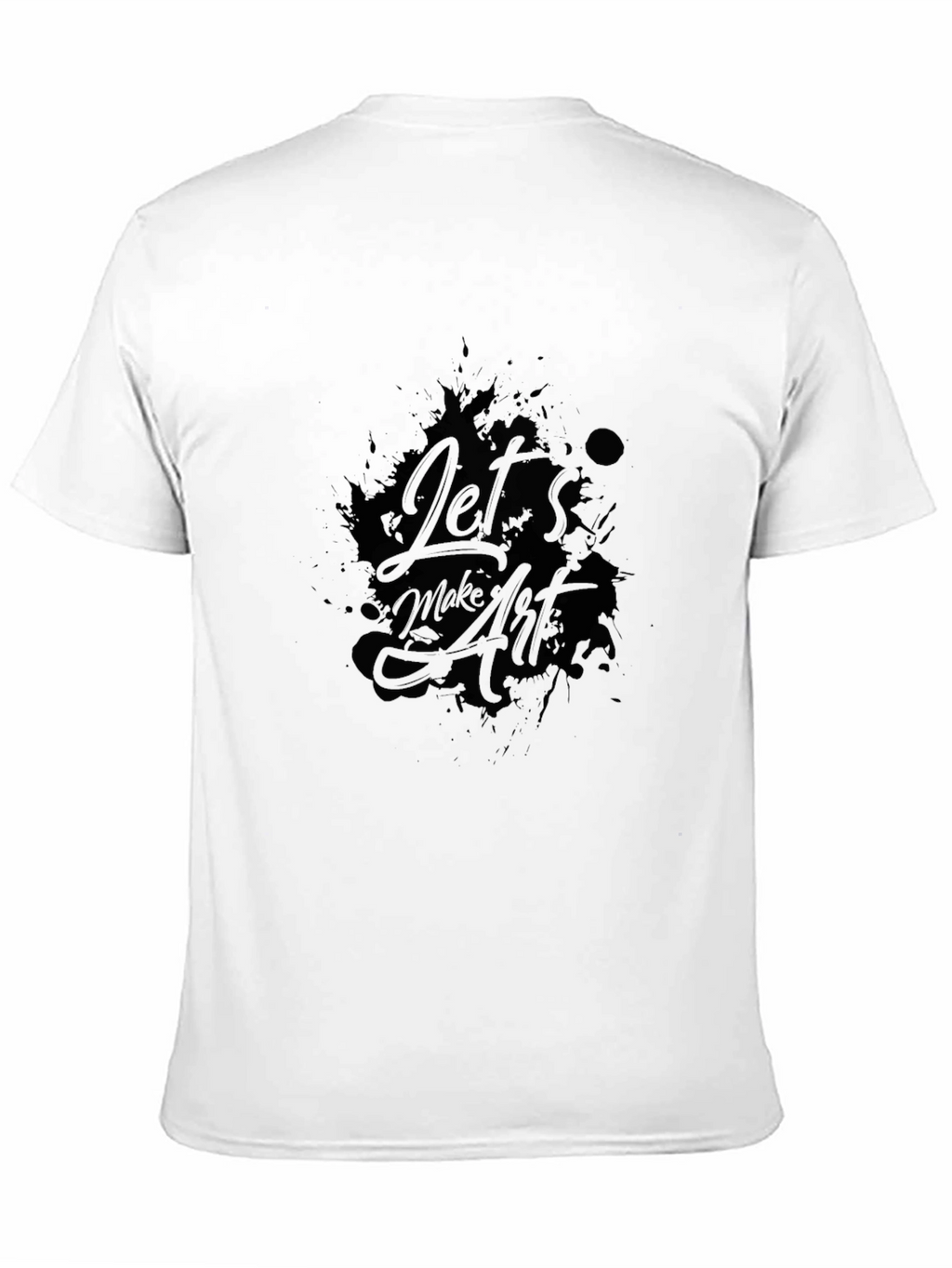Lets Make Art T-Shirt - Black Graphic Tee