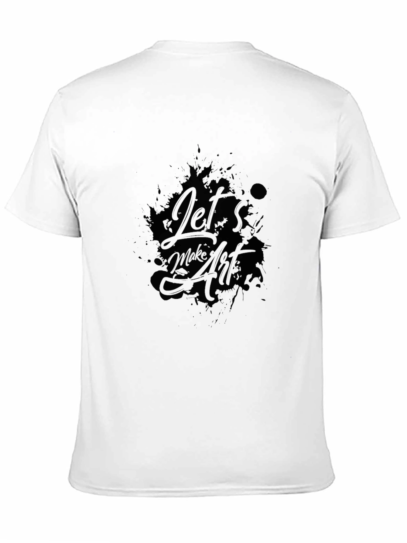 Lets Make Art T-Shirt - Black Graphic Tee