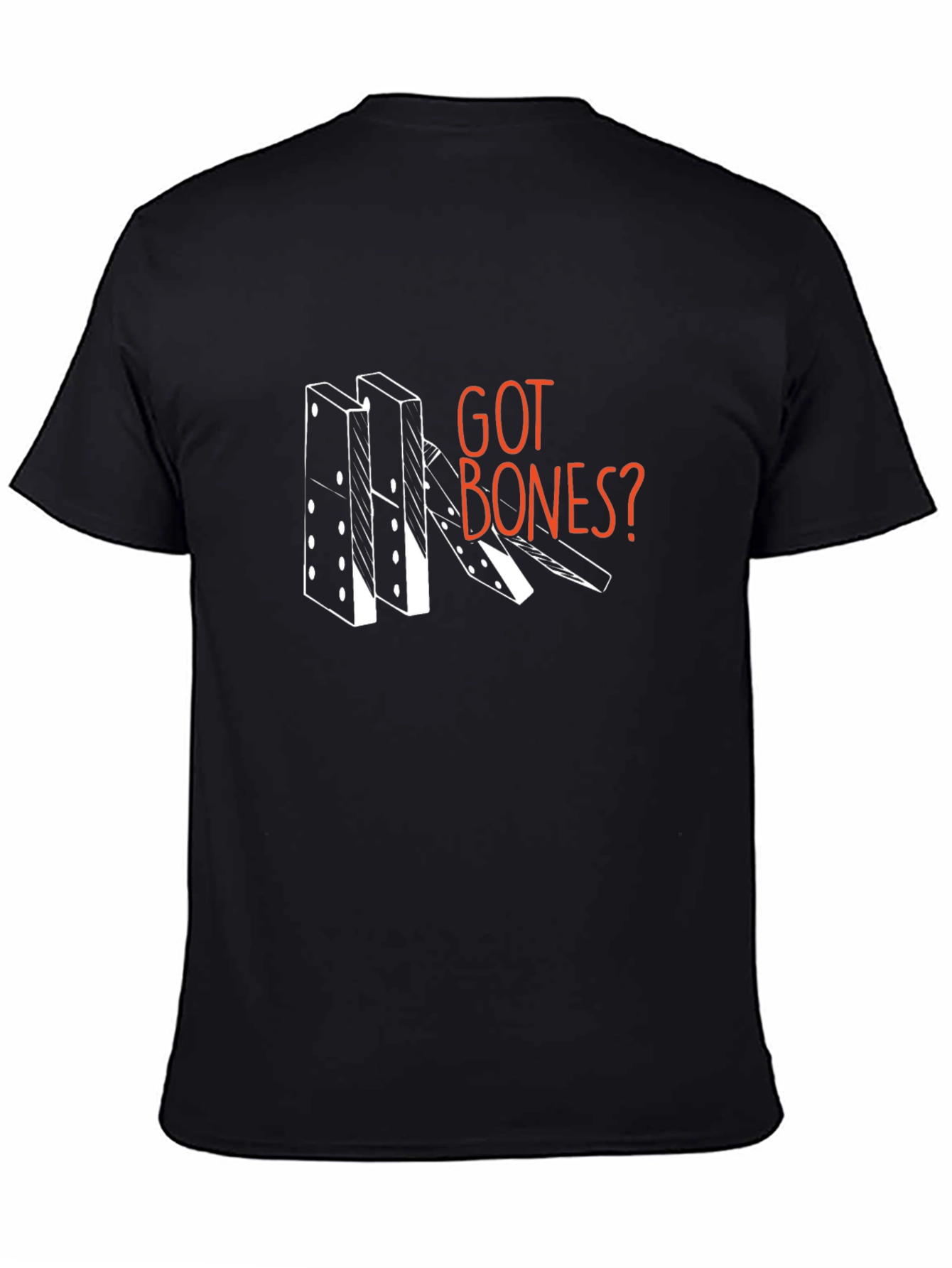 Got Bones? Domino T-Shirt - Unique Graphic Tee