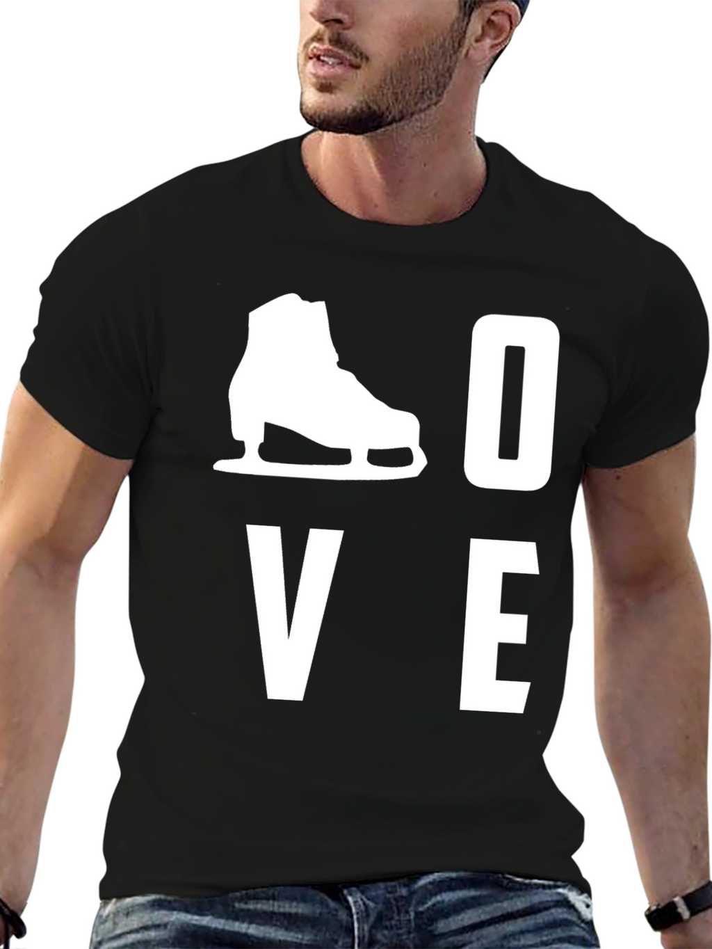 Love Ice Skating Graphic T-Shirt