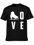 Love Ice Skating Graphic T-Shirt