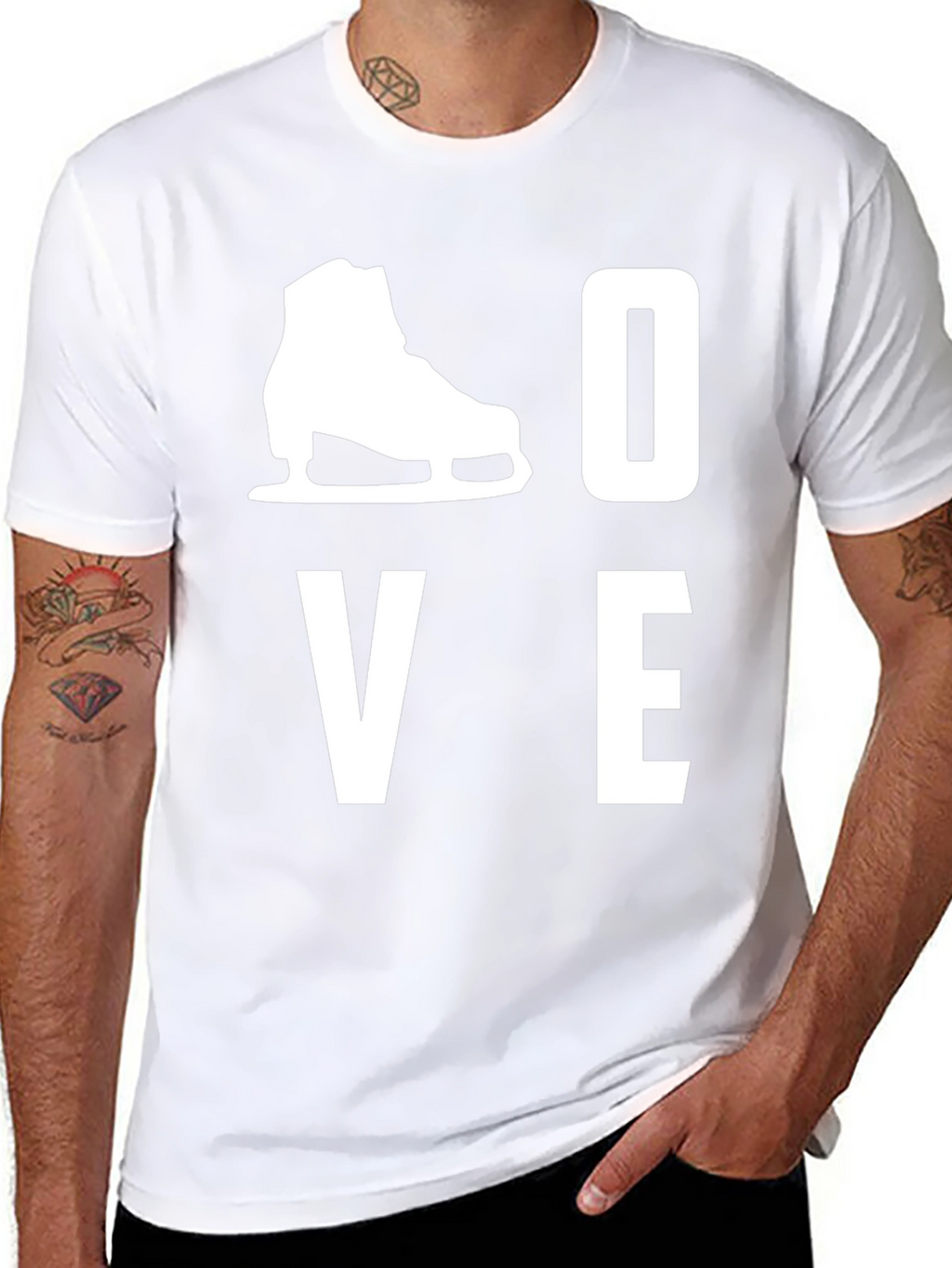 Love Ice Skating Graphic T-Shirt