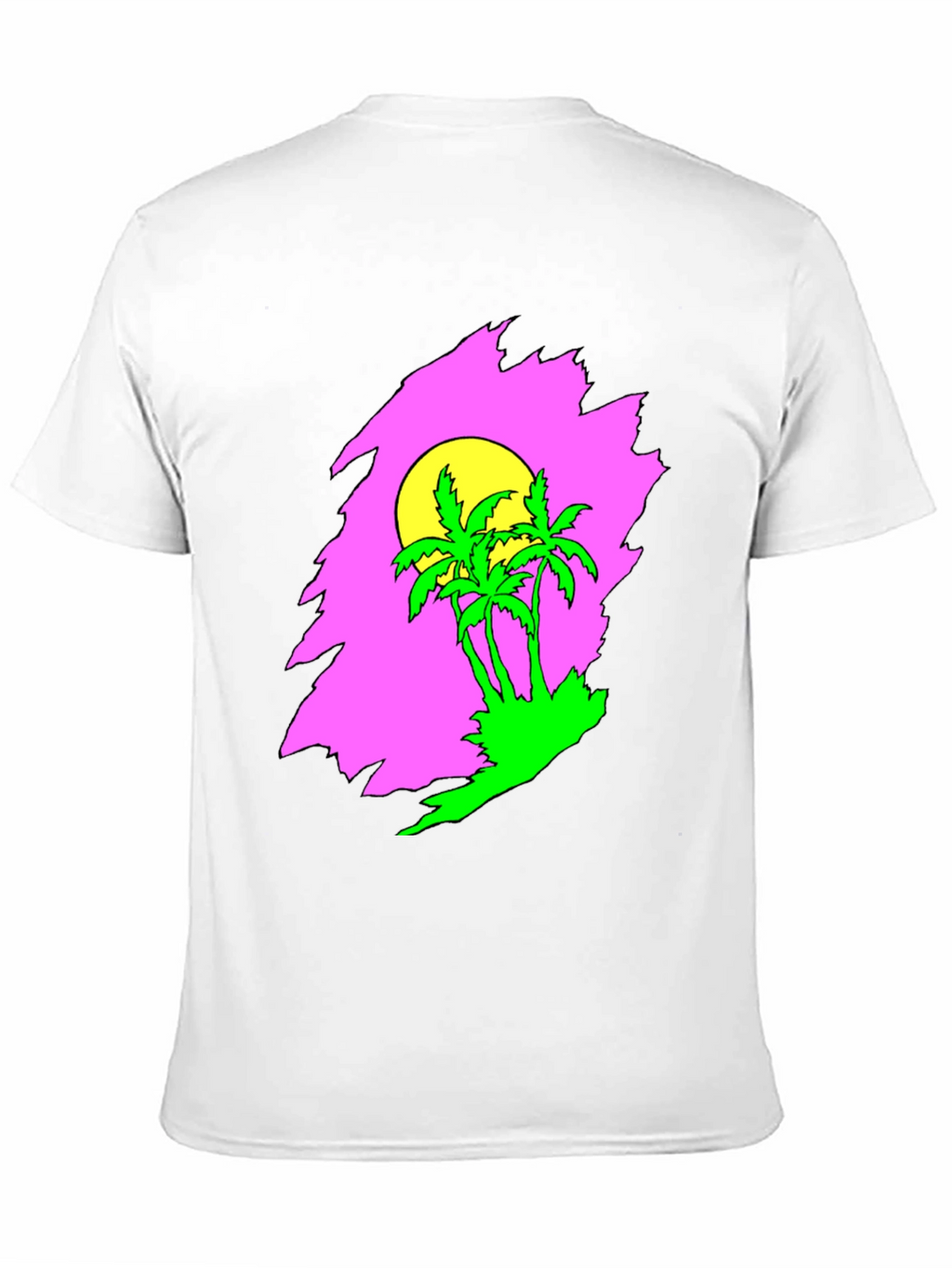 Retro Palm Tree Sunset Graphic Tee