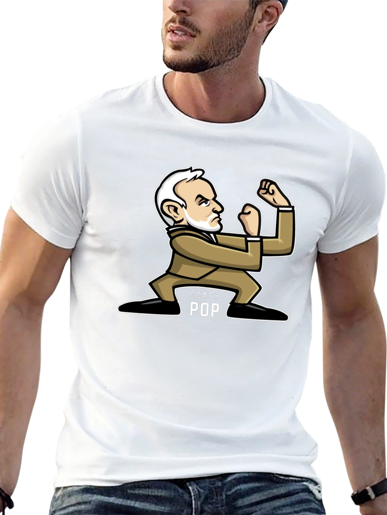 Coach Pop T-Shirt - Basketball Fan Apparel