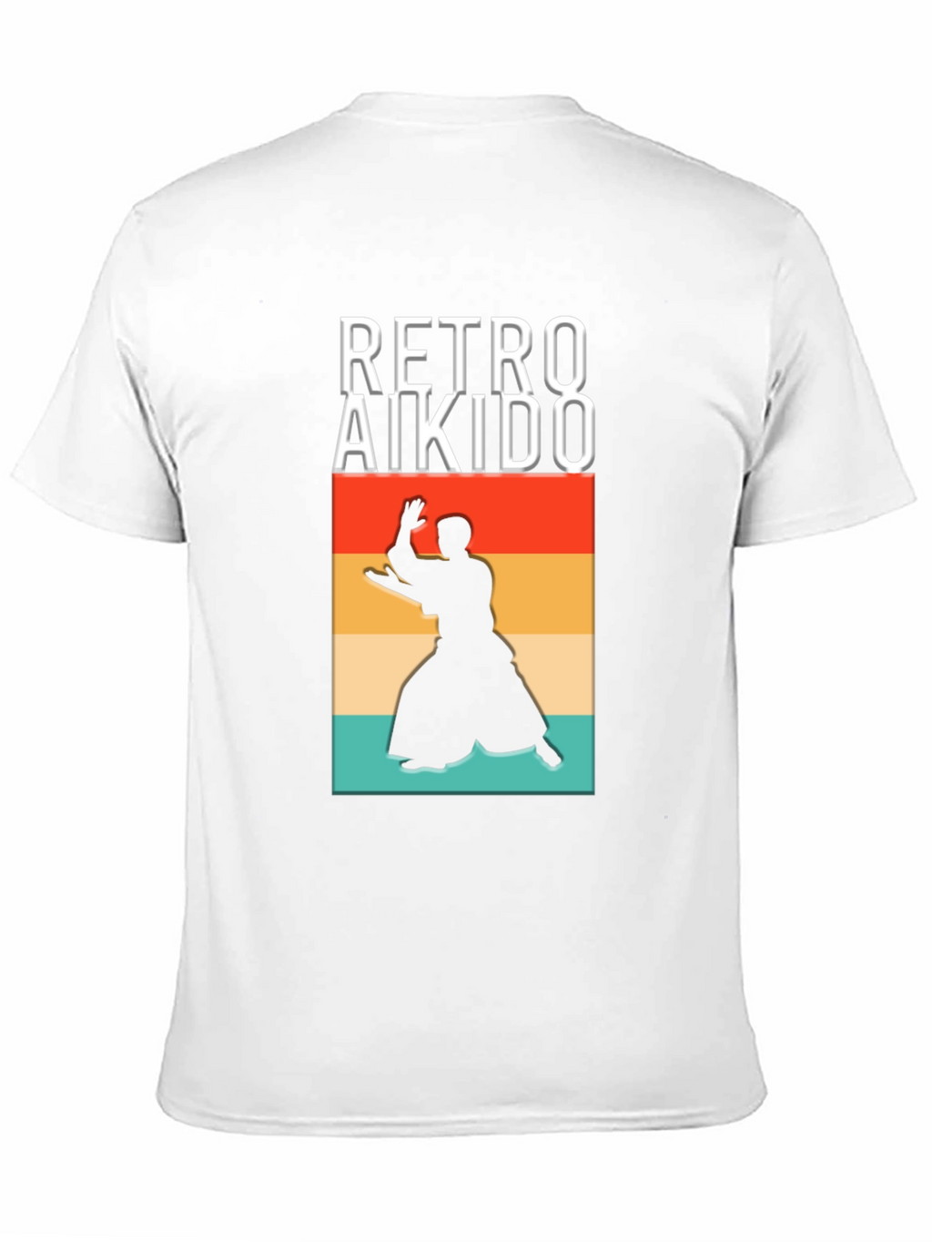 Retro Aikido Graphic Tee - Martial Arts Style
