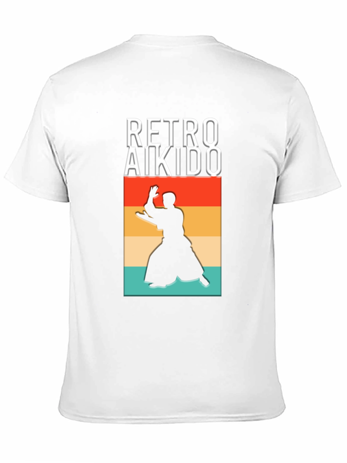 Retro Aikido Graphic Tee - Martial Arts Style