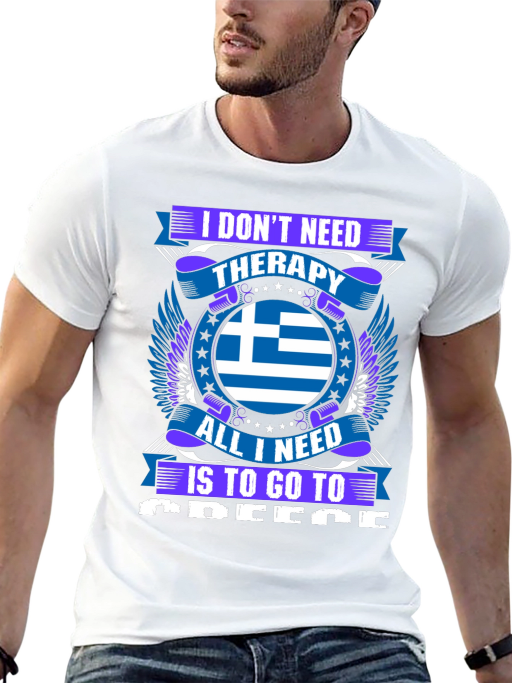 Greece Therapy T-Shirt