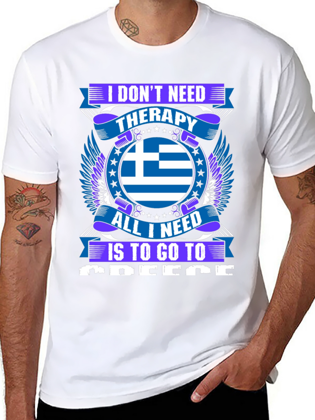 Greece Therapy T-Shirt