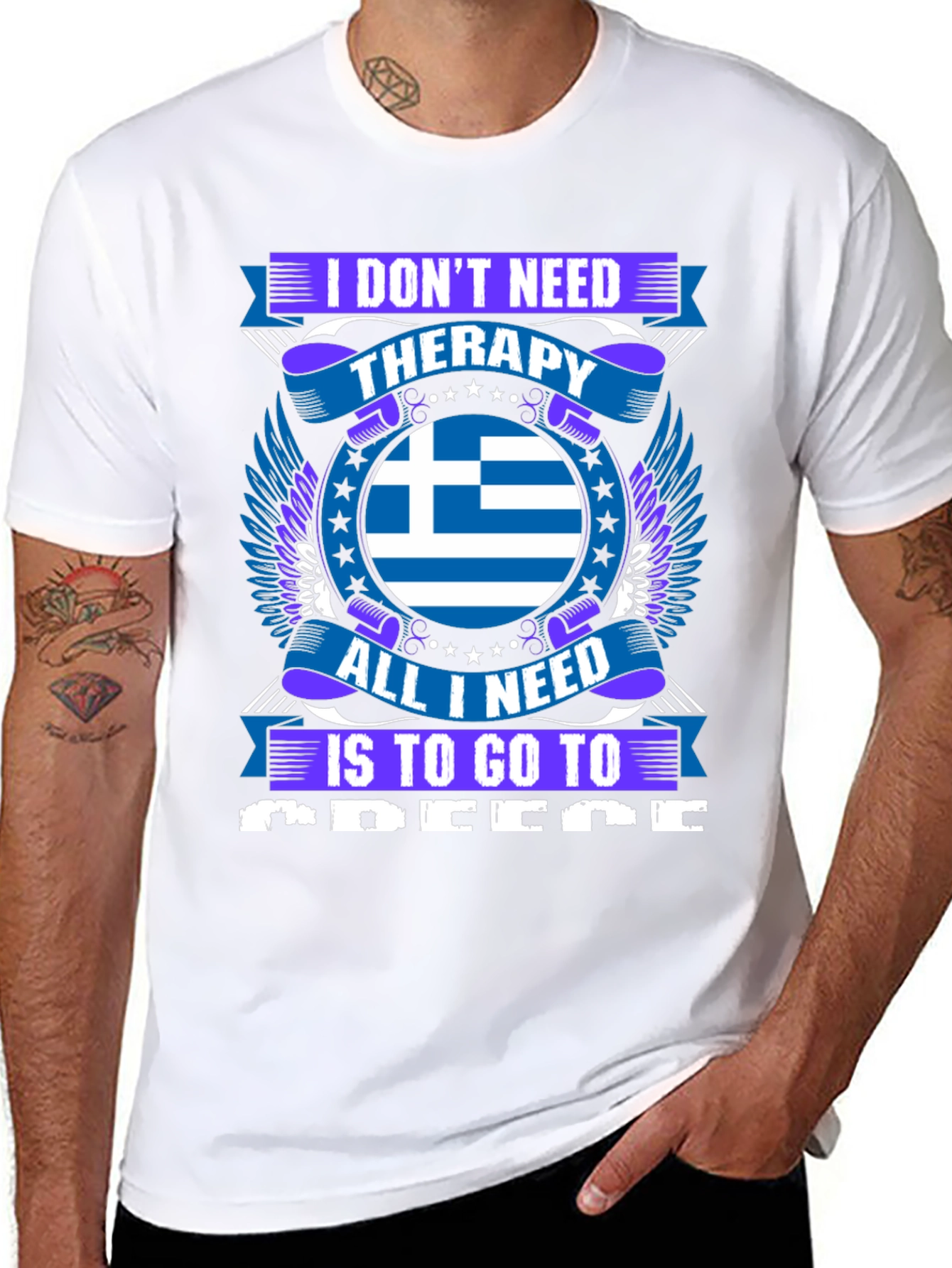 Greece Therapy T-Shirt