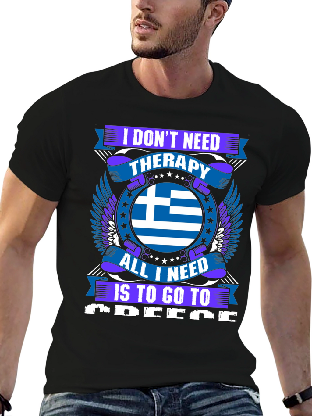 Greece Therapy T-Shirt