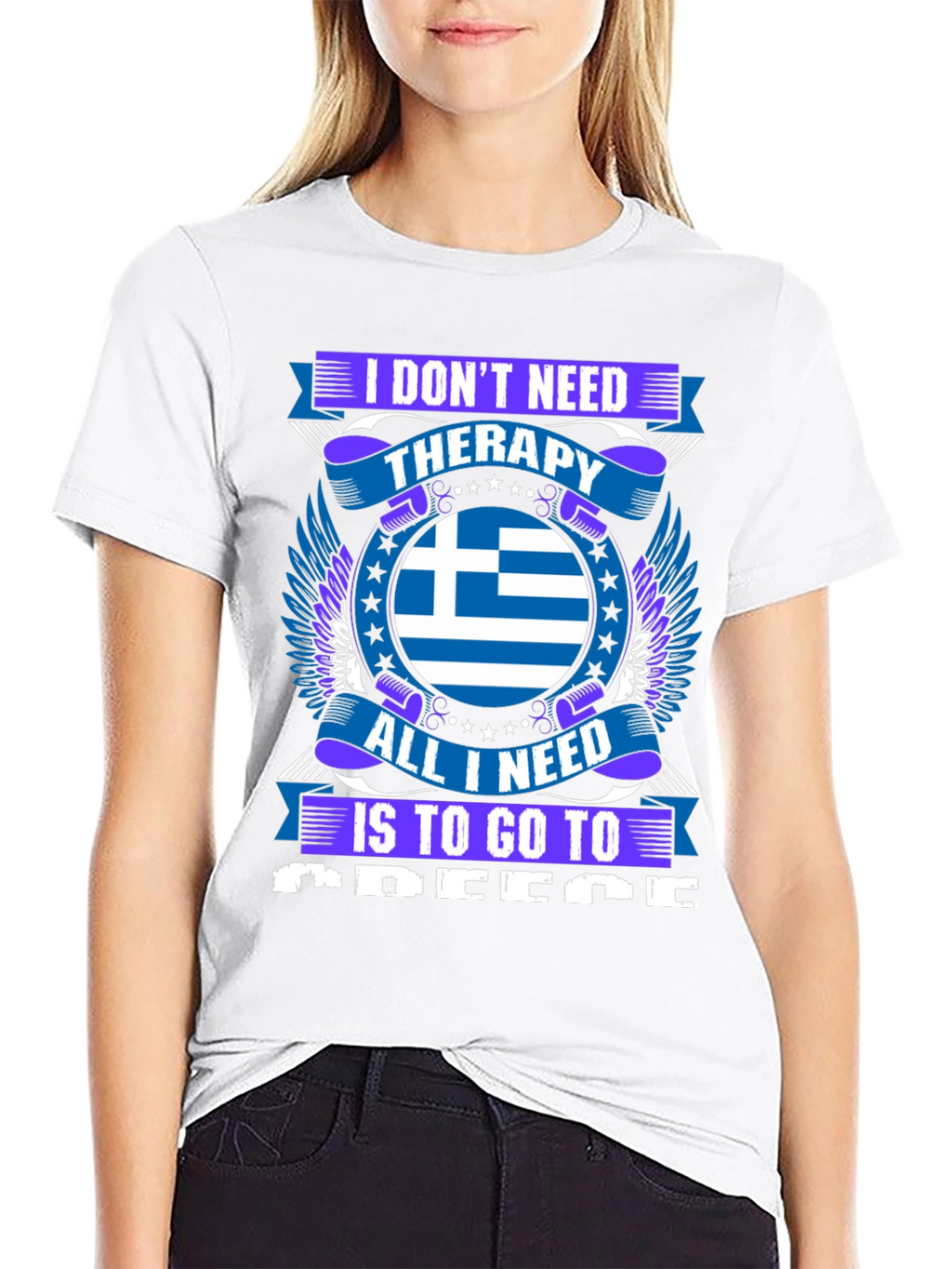 Greece Therapy T-Shirt
