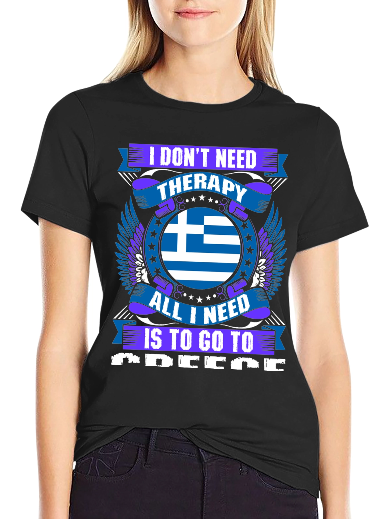 Greece Therapy T-Shirt