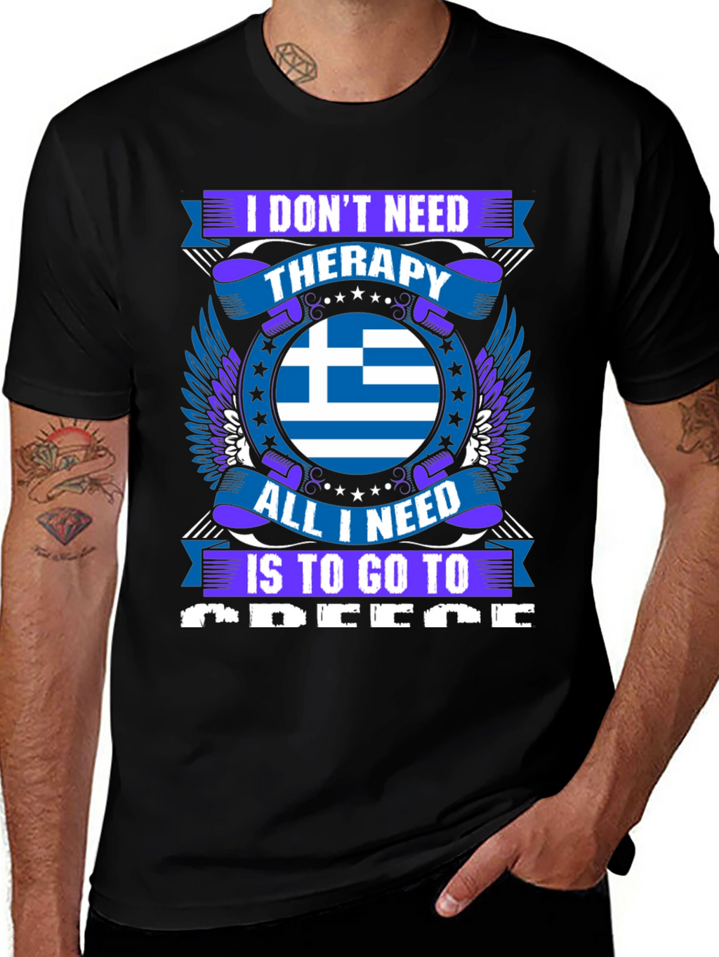 Greece Therapy T-Shirt