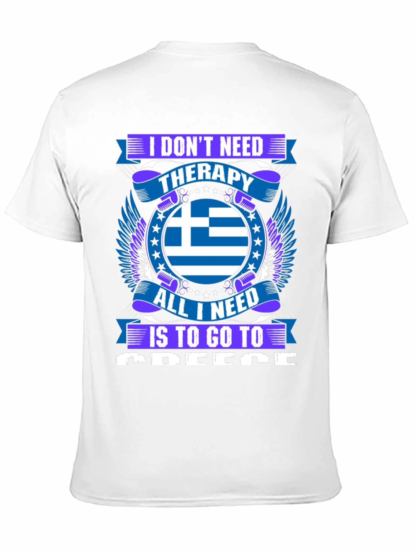 Greece Therapy T-Shirt