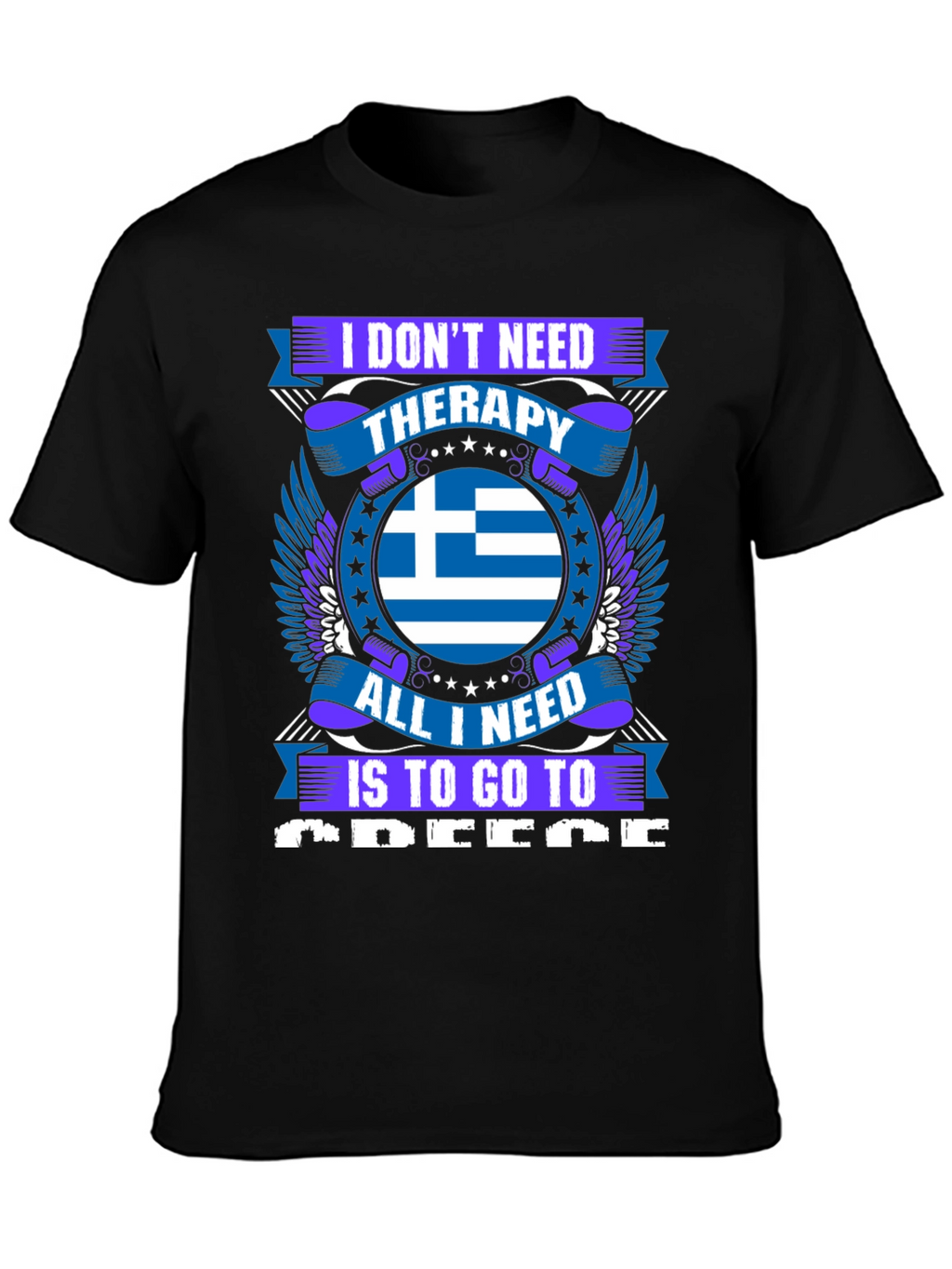 Greece Therapy T-Shirt