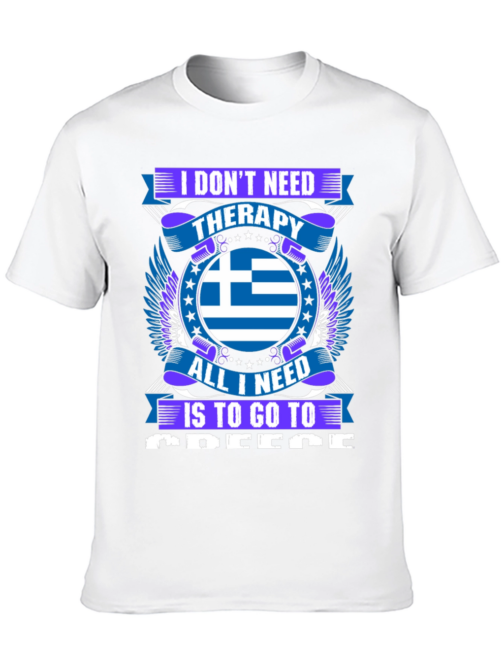 Greece Therapy T-Shirt