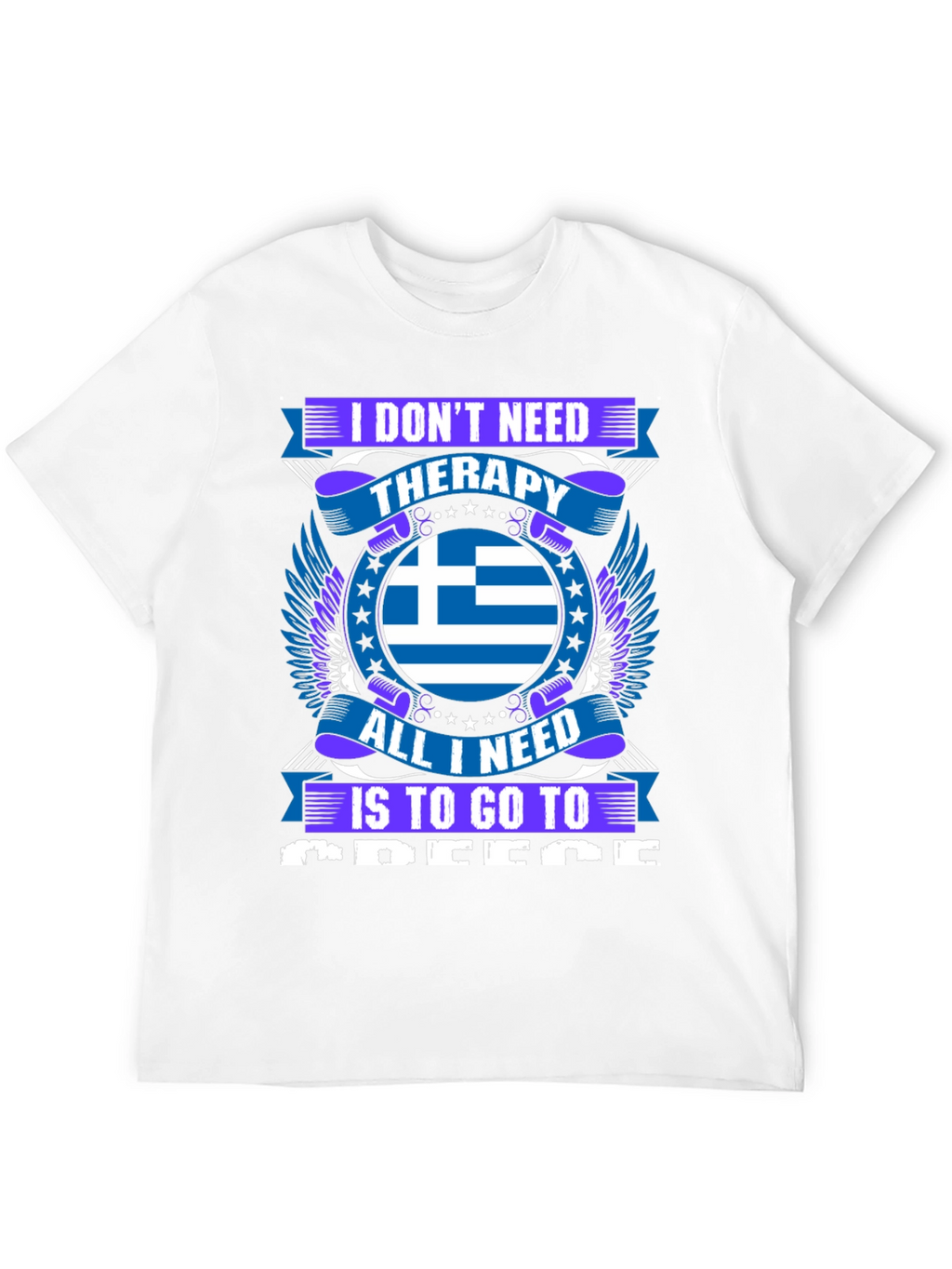 Greece Therapy T-Shirt