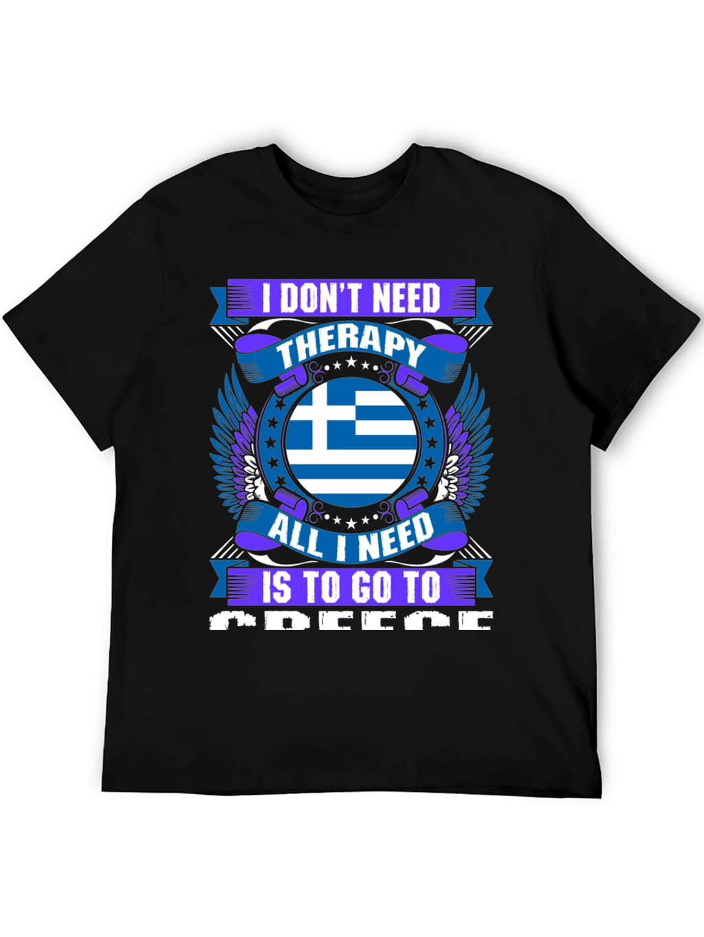 Greece Therapy T-Shirt