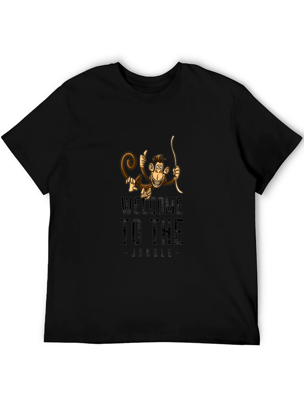 Welcome to the Jungle Monkey Graphic T-Shirt