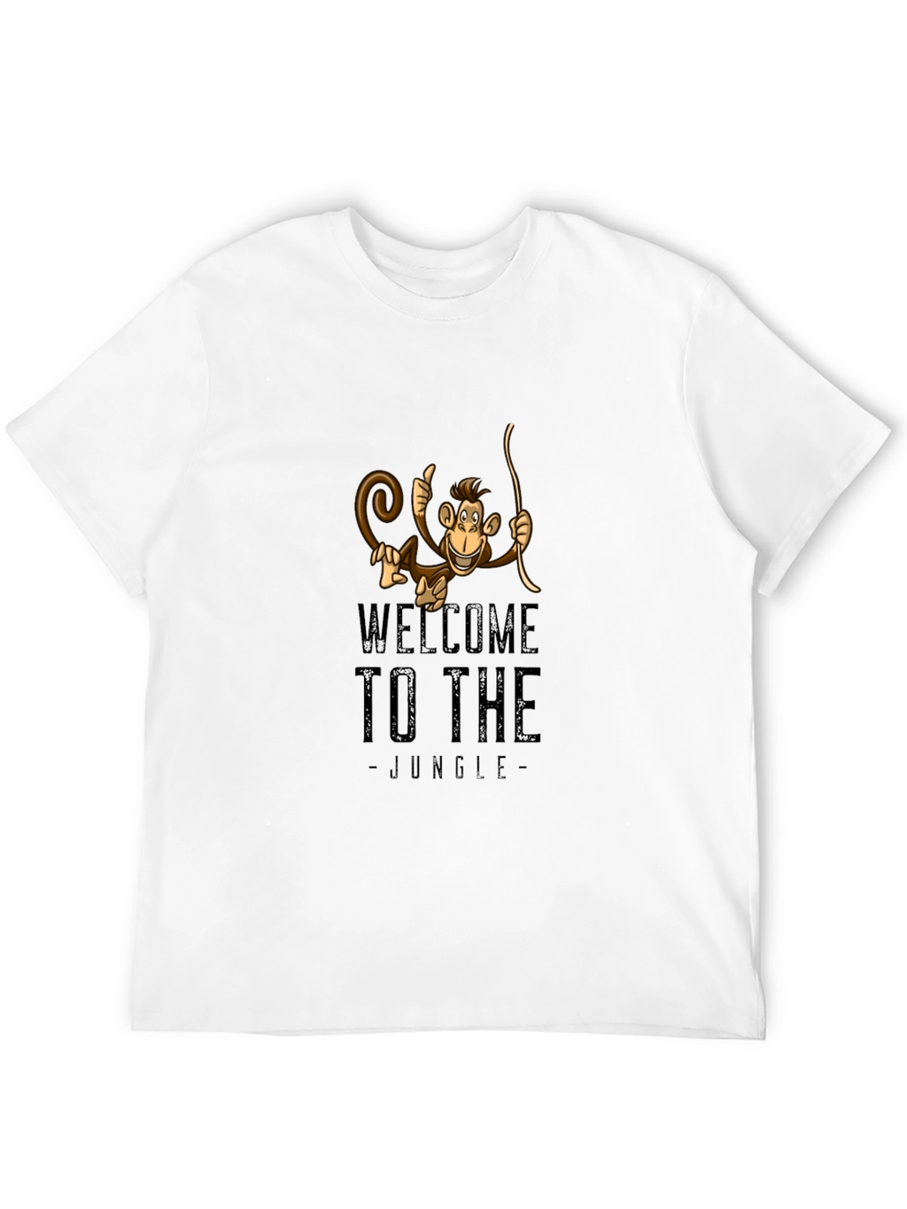 Welcome to the Jungle Monkey Graphic T-Shirt
