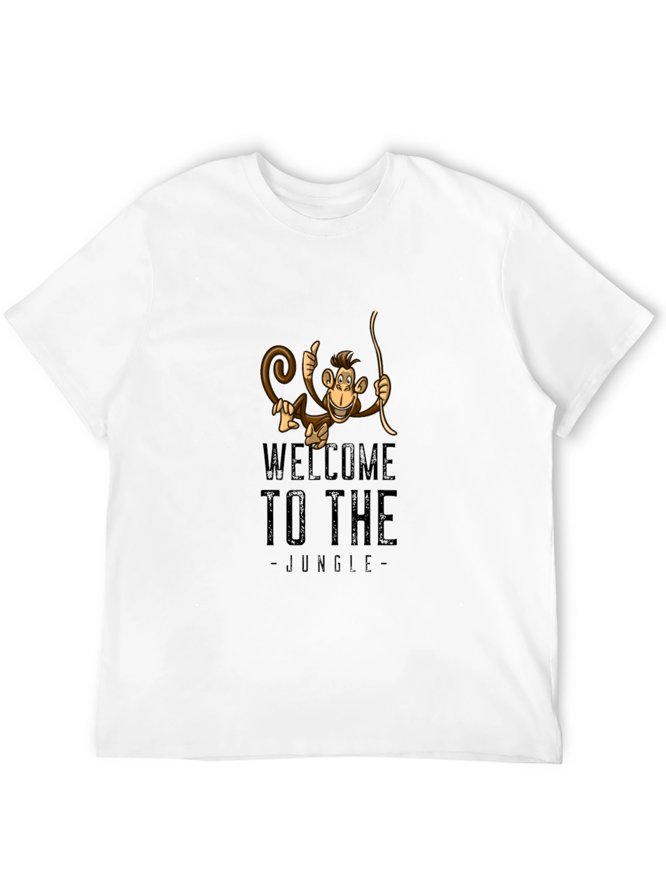 Welcome to the Jungle Monkey Graphic T-Shirt