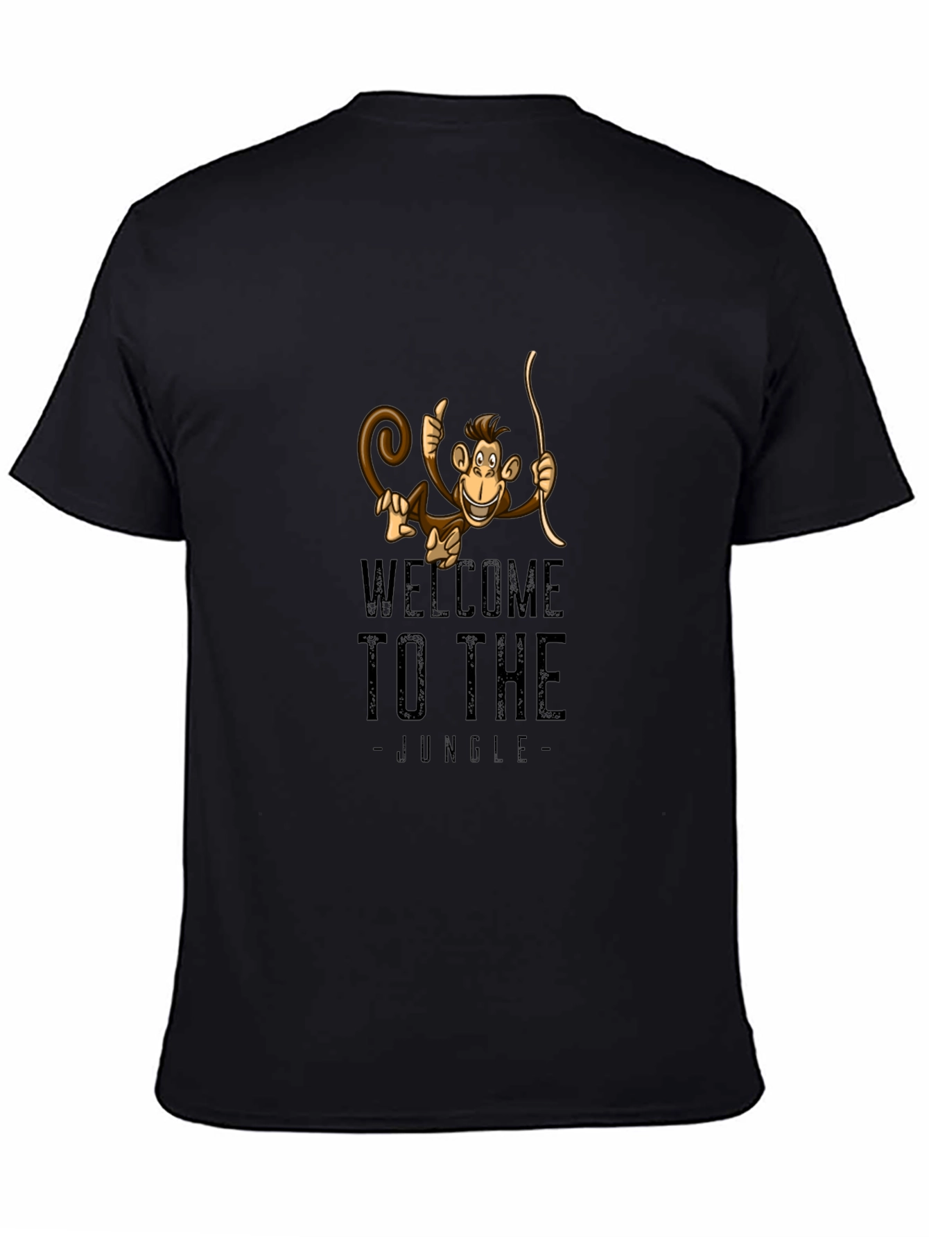 Welcome to the Jungle Monkey Graphic T-Shirt