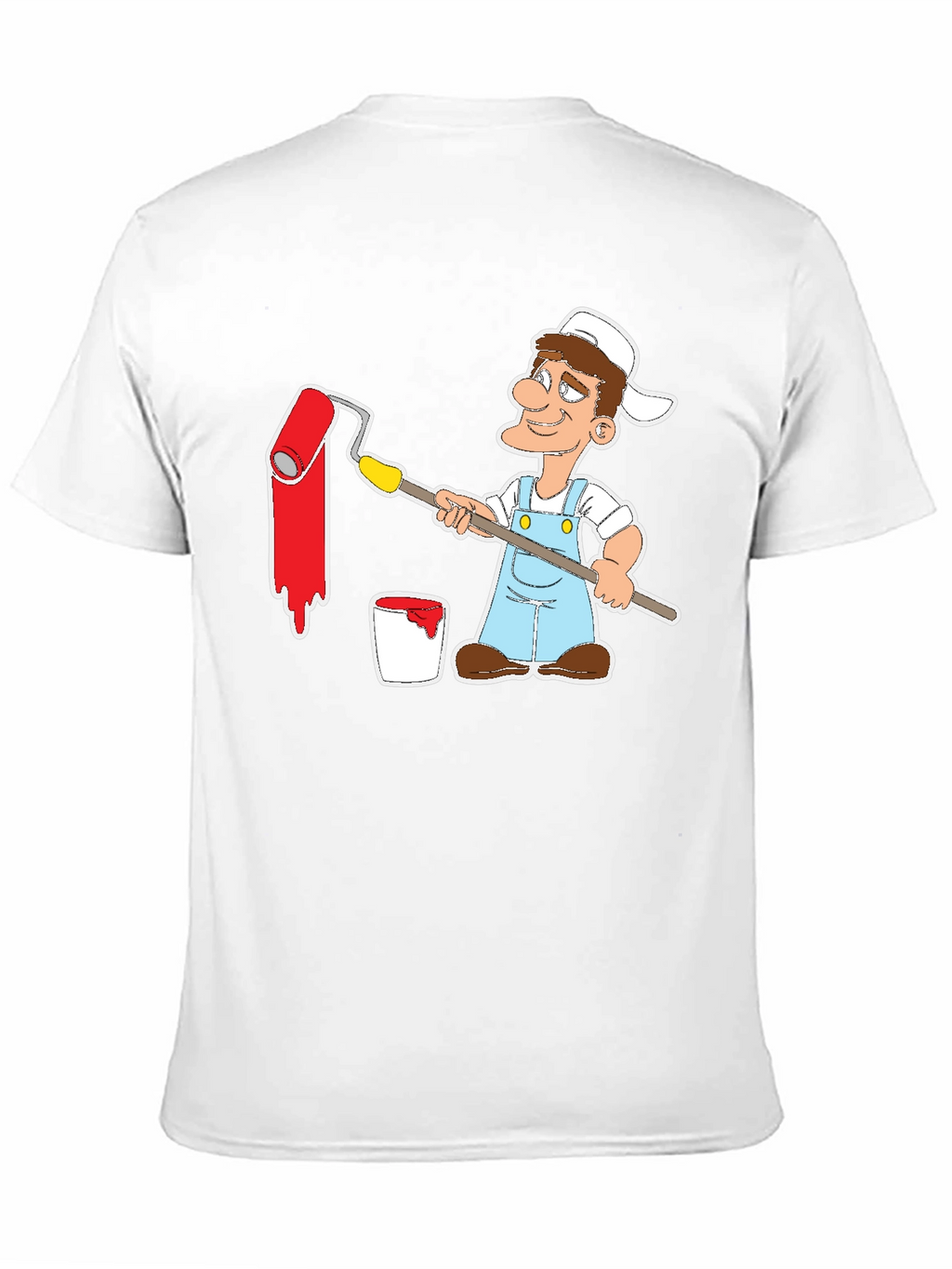 Painter Cartoon T-Shirt - Unique Design