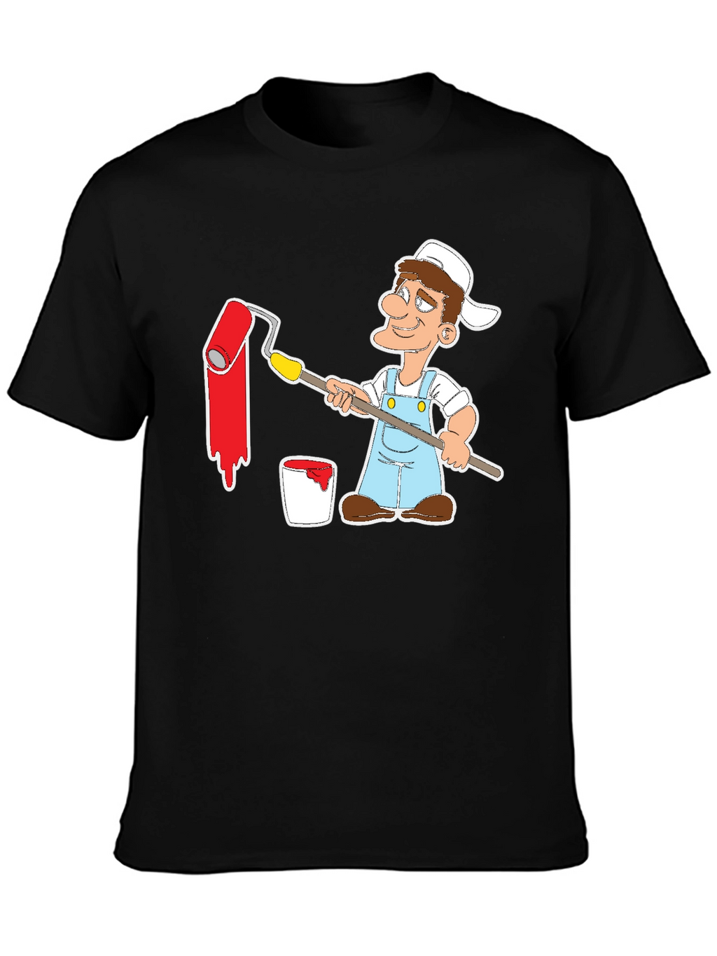Painter Cartoon T-Shirt - Unique Design
