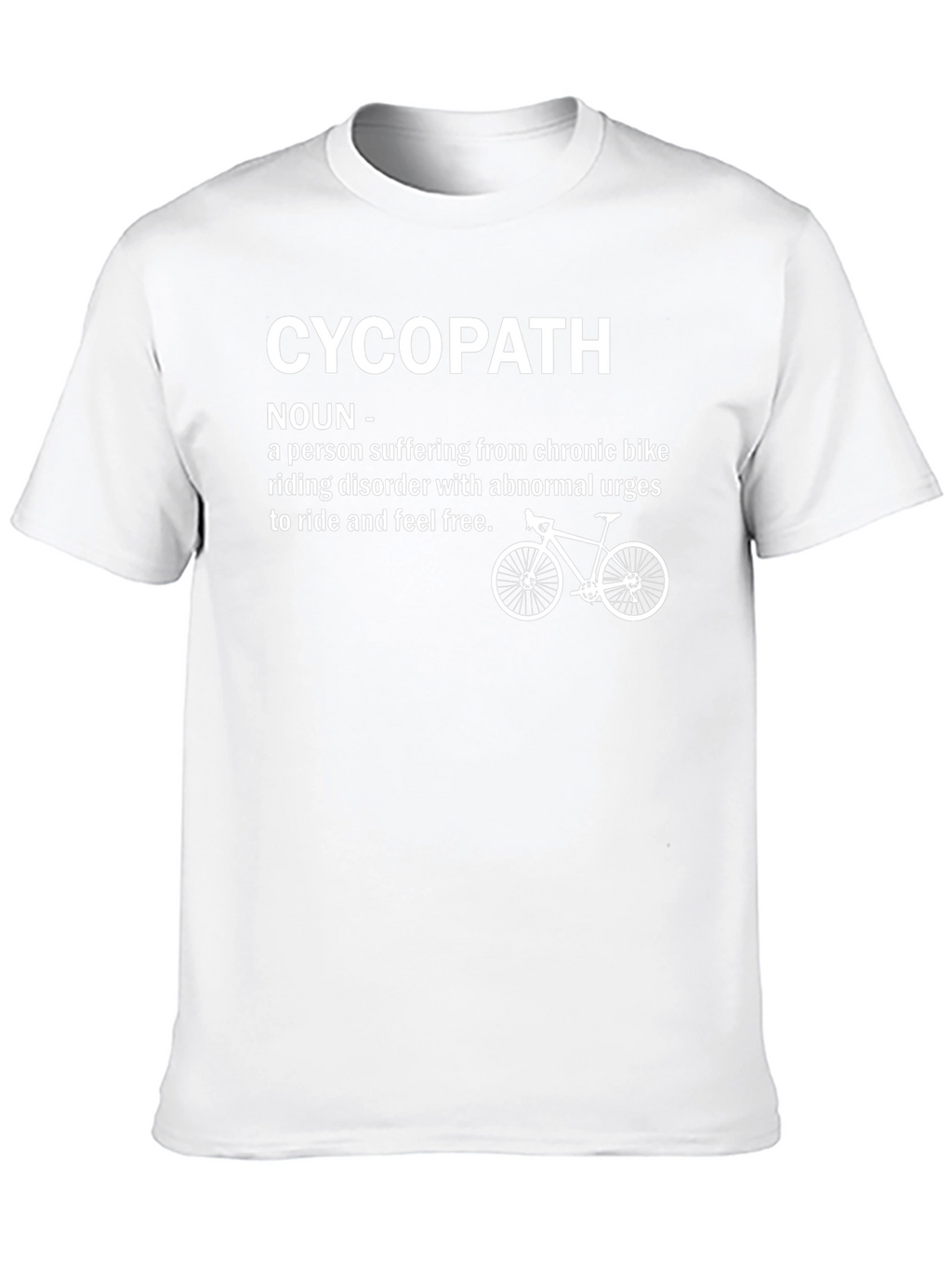 Funny Cycopath Biking T-Shirt