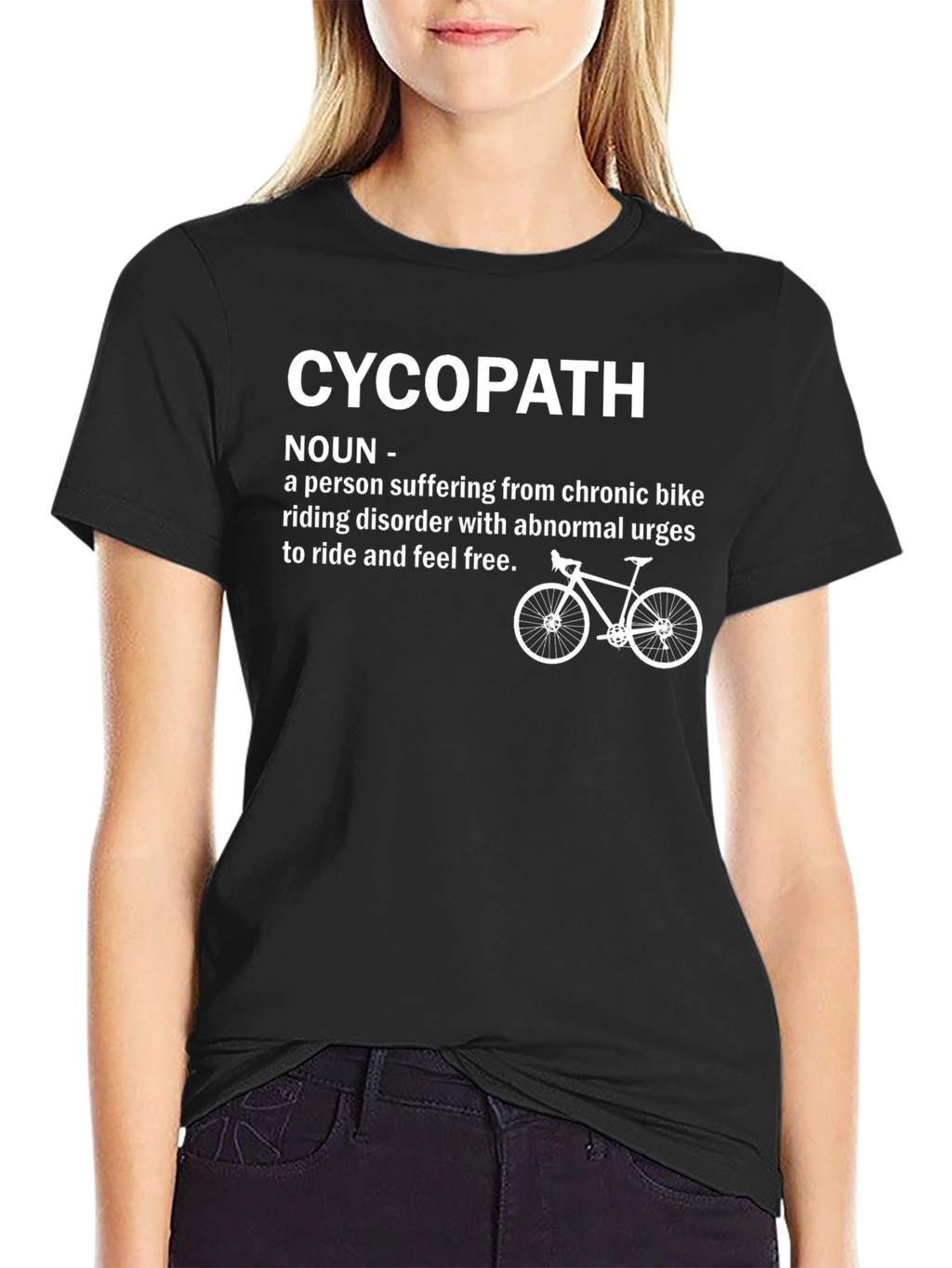 Funny Cycopath Biking T-Shirt