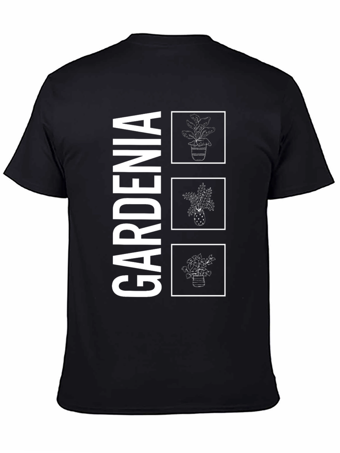 Gardenia Plant Graphic T-Shirt - Botanical Style
