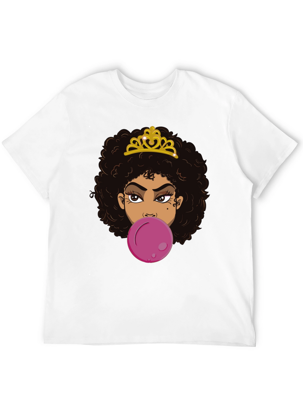 Queen Bubble Gum T-Shirt - Black