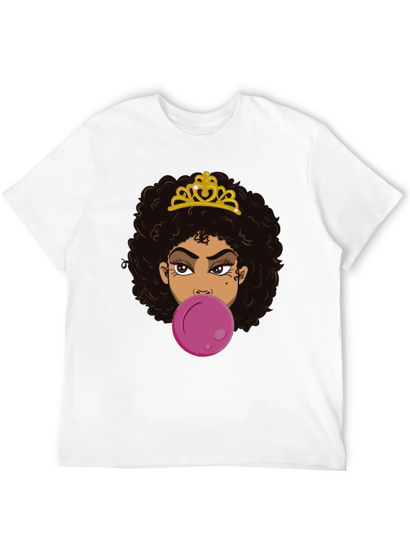 Queen Bubble Gum T-Shirt - Black