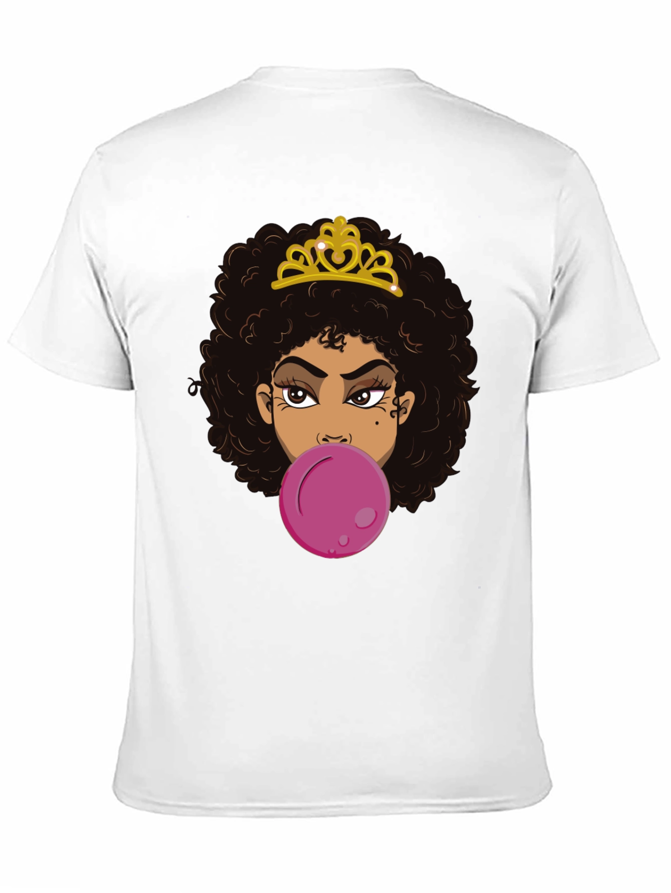 Queen Bubble Gum T-Shirt - Black
