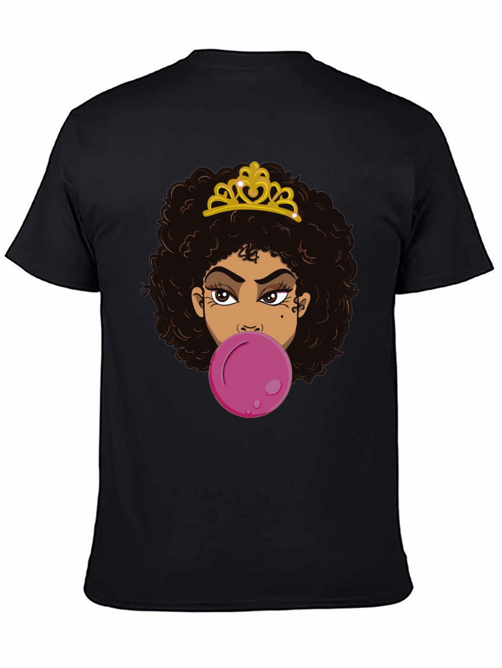 Queen Bubble Gum T-Shirt - Black