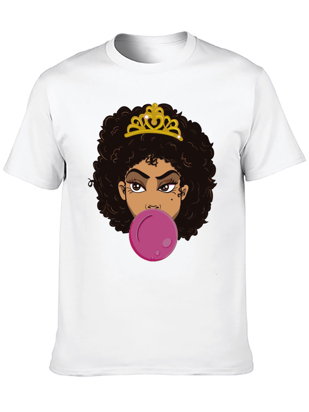Queen Bubble Gum T-Shirt - Black