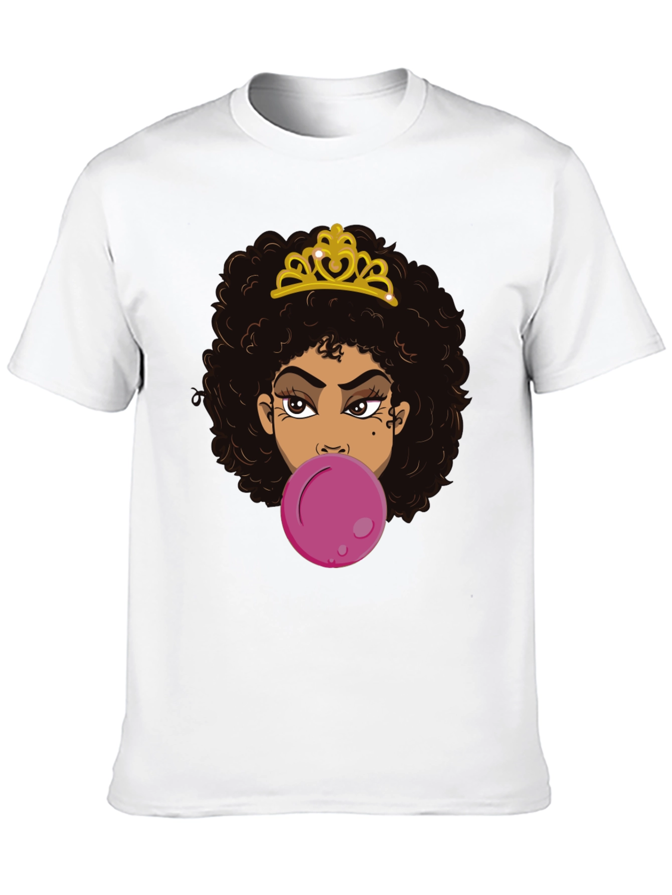 Queen Bubble Gum T-Shirt - Black