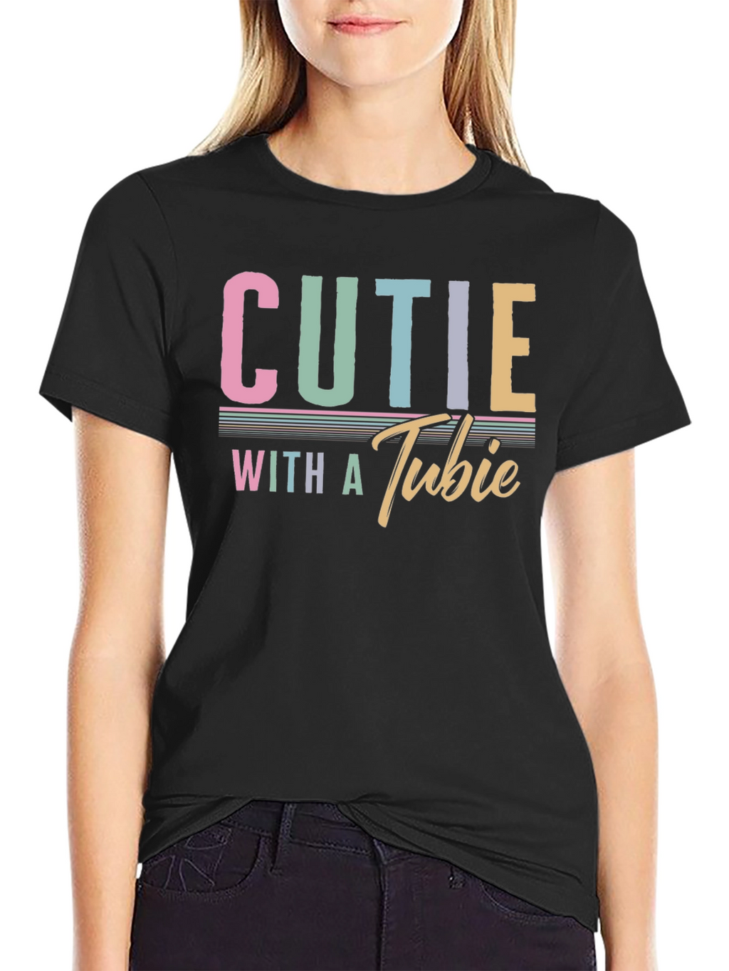 Cutie with a Tubie Graphic Tee