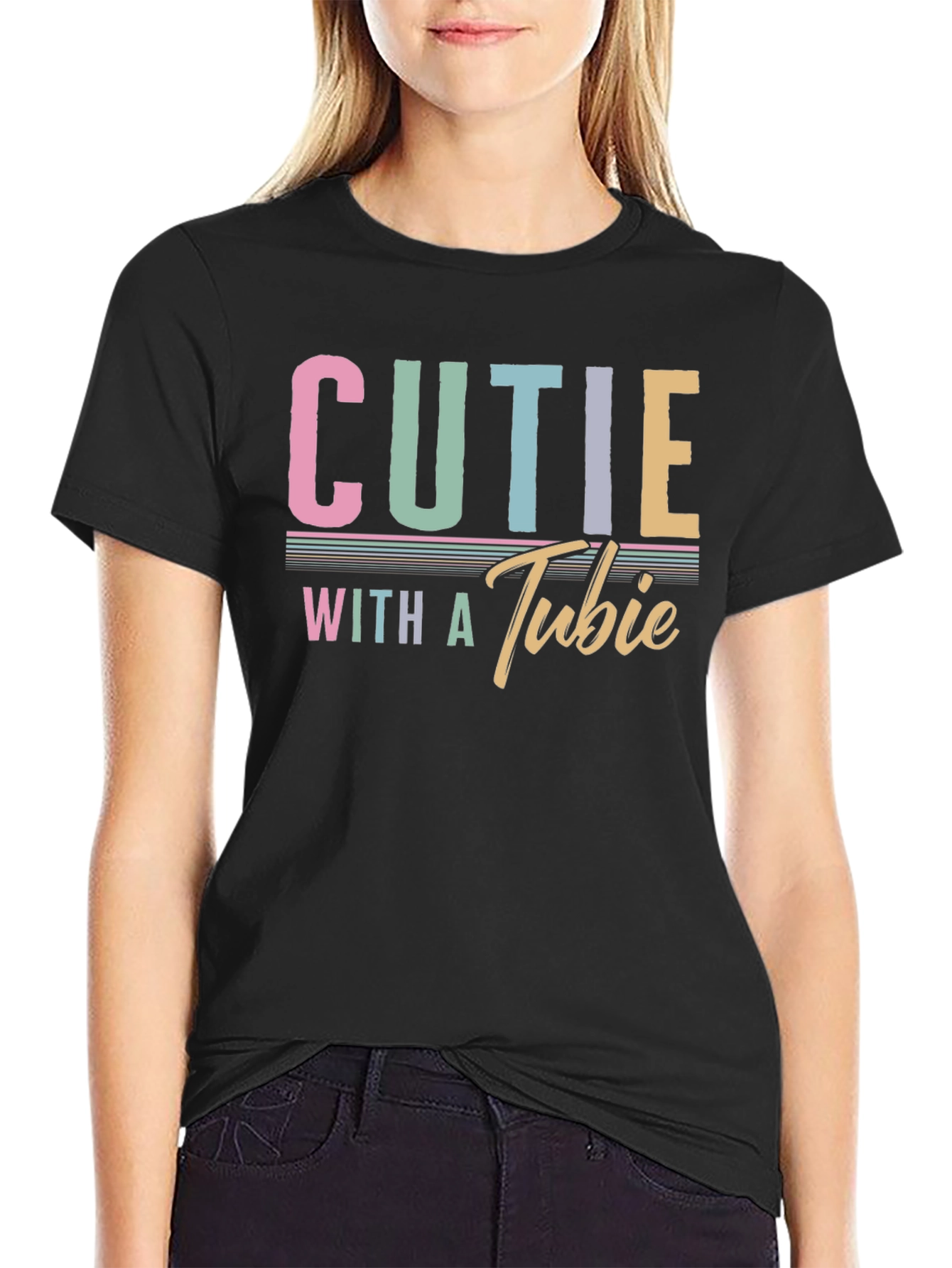 Cutie with a Tubie Graphic Tee