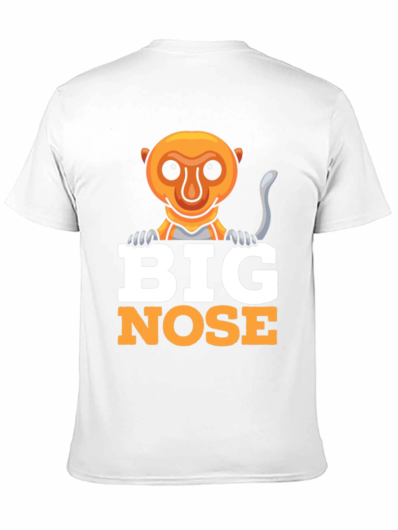 Big Nose Monkey Graphic Tee - Funny Animal T-Shirt