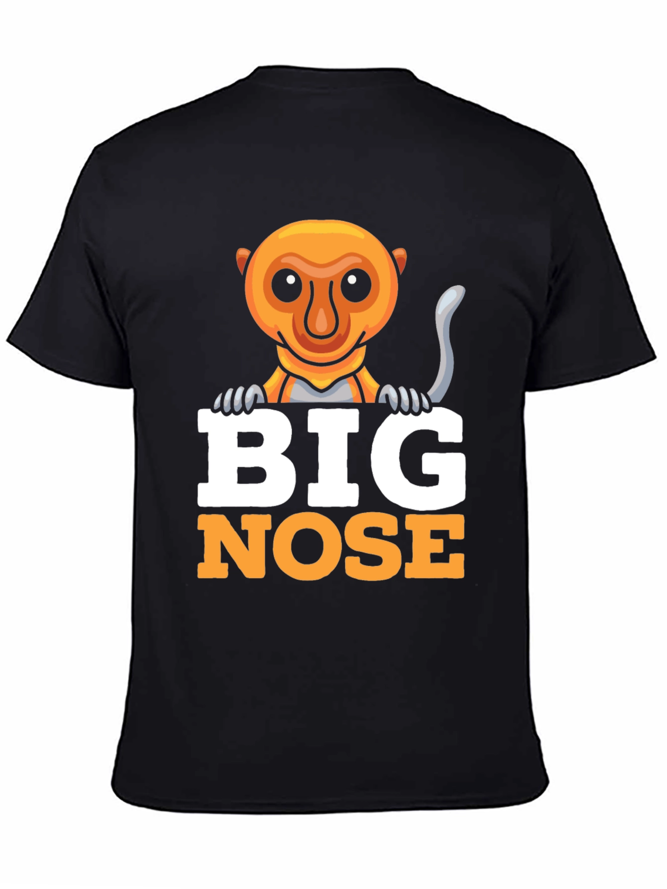 Big Nose Monkey Graphic Tee - Funny Animal T-Shirt