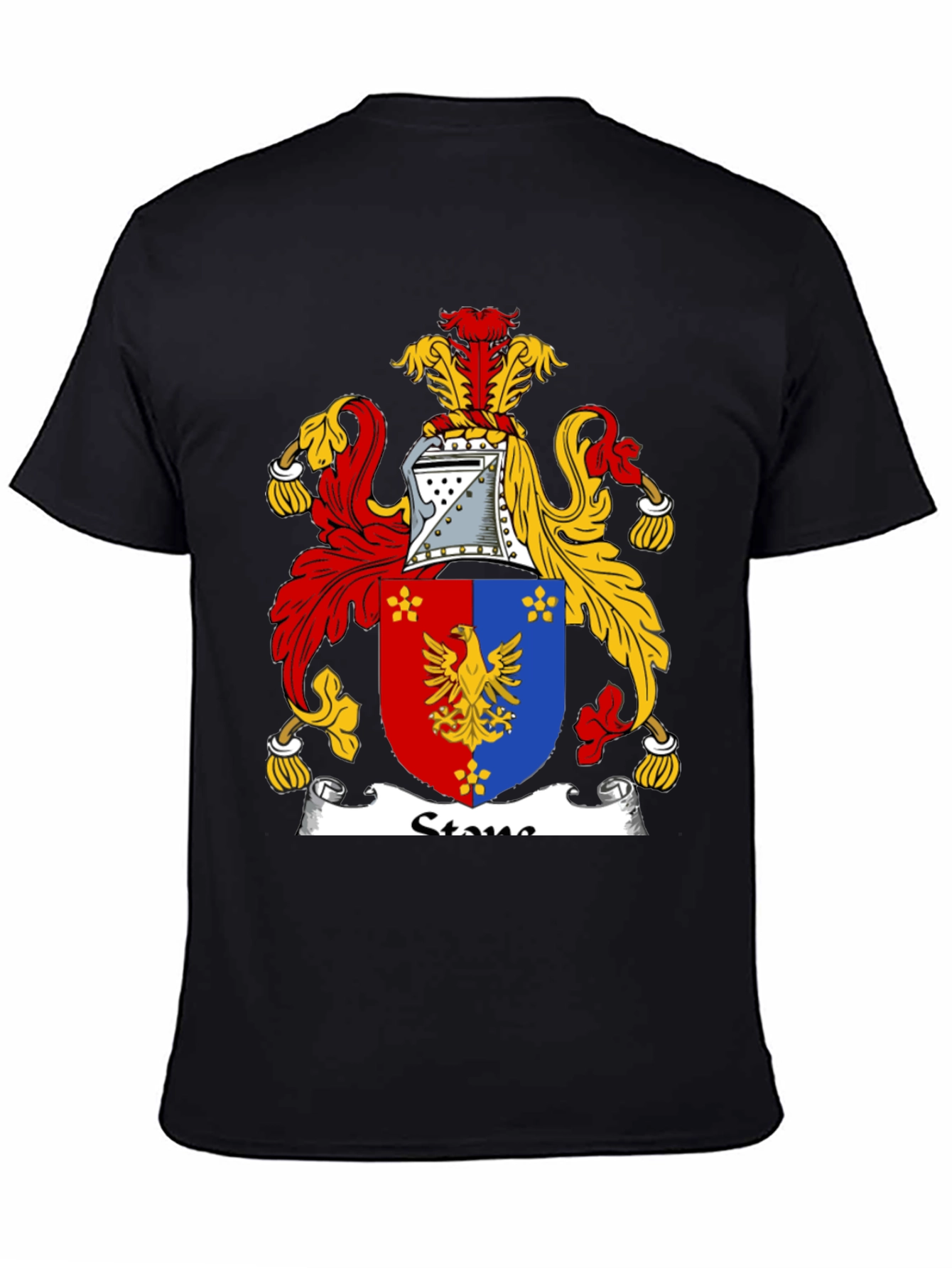 Family Crest Black T-Shirt
