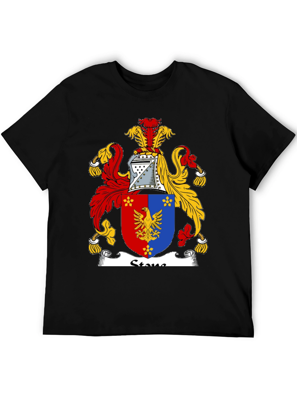 Family Crest Black T-Shirt
