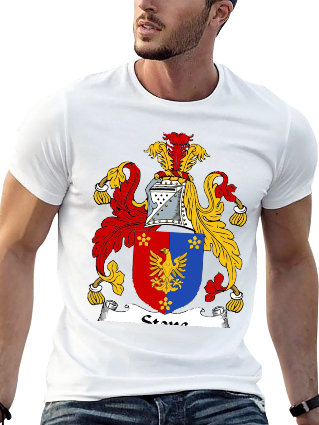 Family Crest Black T-Shirt
